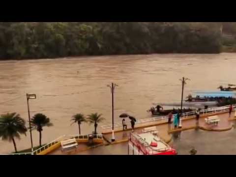 Inundaciones y desbordamientos afectan a la provincia de Napo