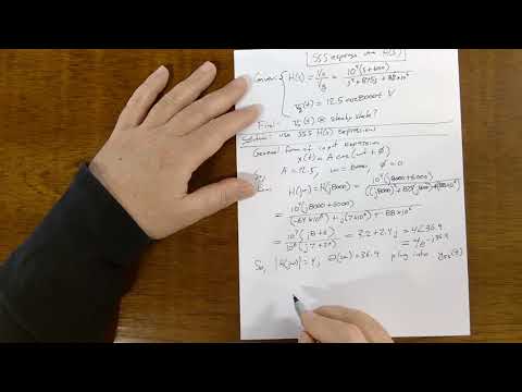Chapter 13 Problem 3 - Sinusoidal steady state via transfer function
