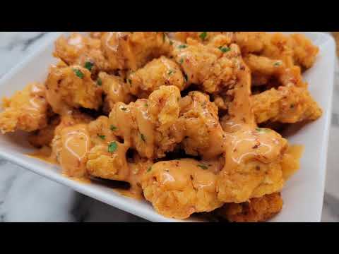 Crispy Chicken Bites w Bang Bang Sauce