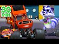 Blaze & AJ Stop Bad Guys to Save the Day! | 30 Minute Compilation | Blaze and the Monster Machines