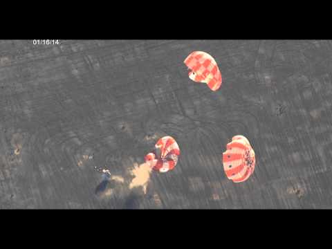 NASA Tests Orion Spacecraft Parachute Jettison Over Arizona