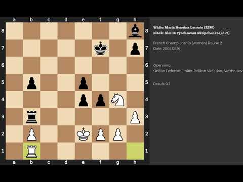 Maria Nepeina Leconte - Almira Fyodorovna Skripchenko | Sicilian Defense | 2005