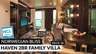Norwegian Bliss | Haven 2-Bedroom Family Villa with Balcony Tour &amp; Review 4K | Category H6