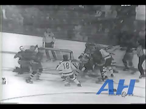 NHL Apr. 15, 1971 Toronto Maple Leafs v New York Rangers (R) Jim Harrison v Brad Park