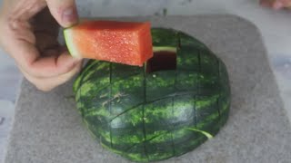Awesome Way to Cut Watermelon