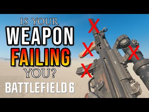 Why your WEAPON is FAILING you in Battlefield 6.