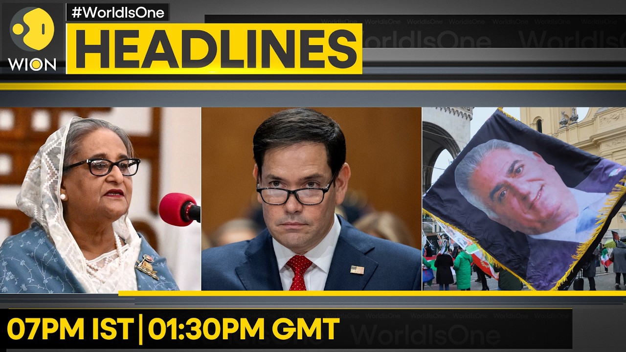 Rubio Meets Chinese FM in Munich | 'No Shah' Protests at Munich Conference | WION HEADLINES