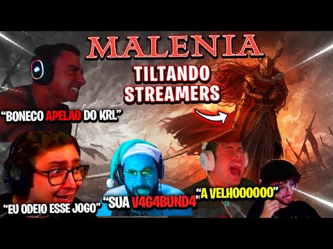 STREAMERS TILTANDO COM O BOSS MALENIA NO ELDEN RING - MELHORES RAGES #3