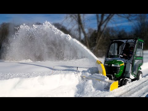 John Deere in a Buffalo Blizzard