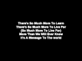 Story of The Year-Message To the World(Lyrics)