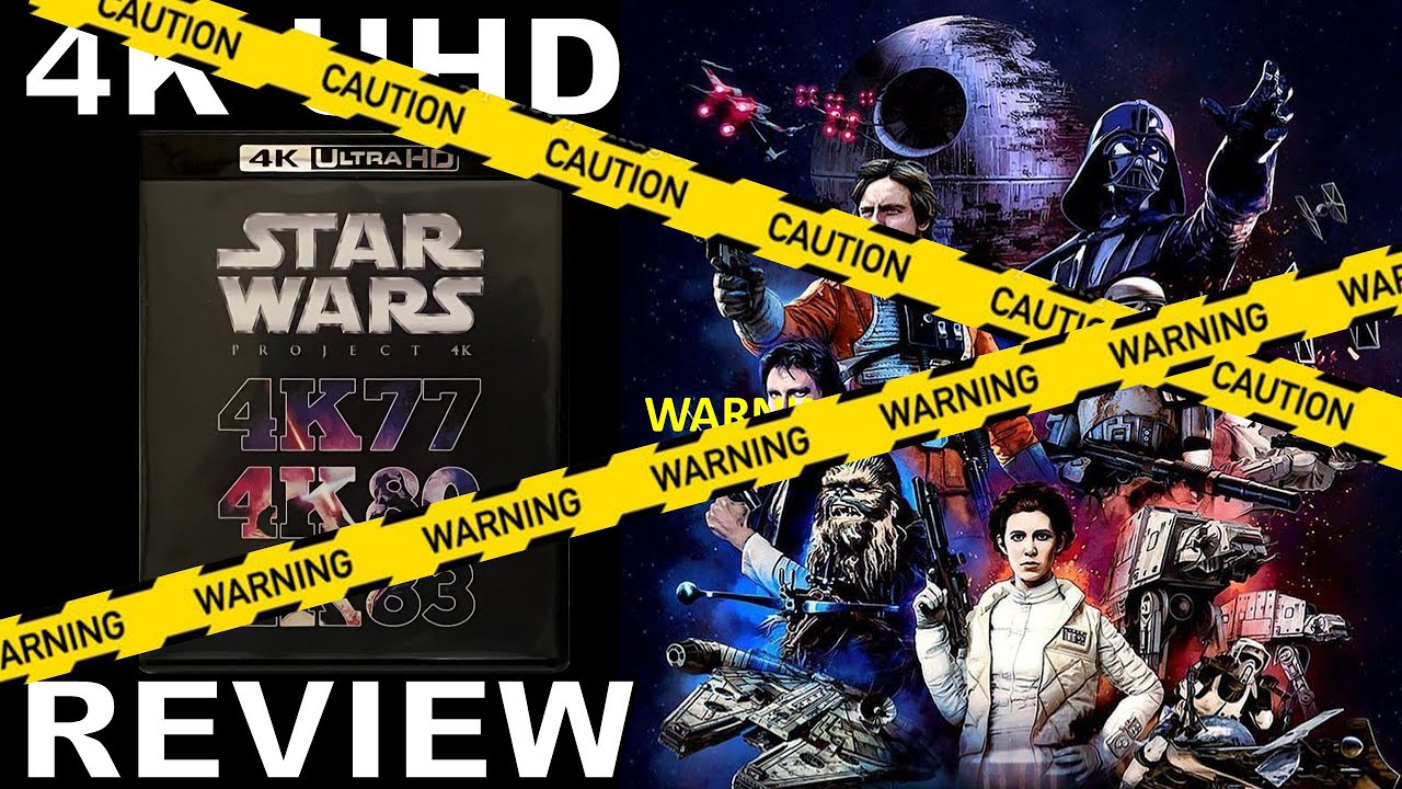 STAR WARS - PROJECT 4K - ORIGINAL TRILOGY - WARNING...THIS SET GIVES BOOTLEGS A BAD RAP...TERRIBLE!