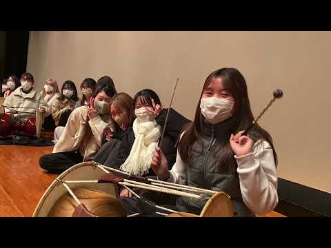 現代社会学科 【アジア文化学科】授業紹介 チャンゴ体験