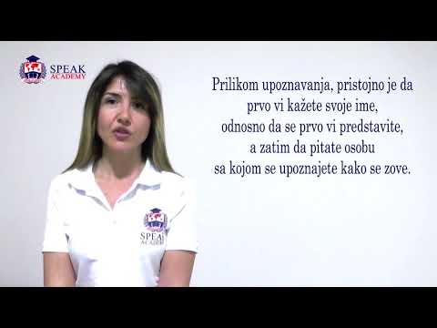 Lesson 3.1 Serbian language - Informal introduction