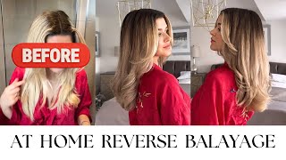 DIY root smudge/reverse balayage! How to do this at home
