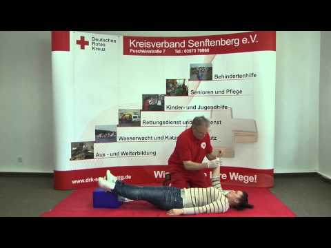 Erste Hilfe - Druckverband anlegen