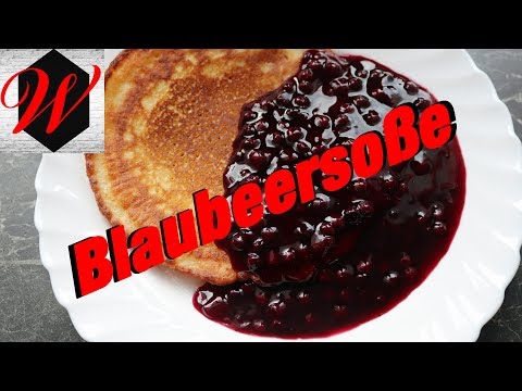 Blaubeersoße schnell und lecker