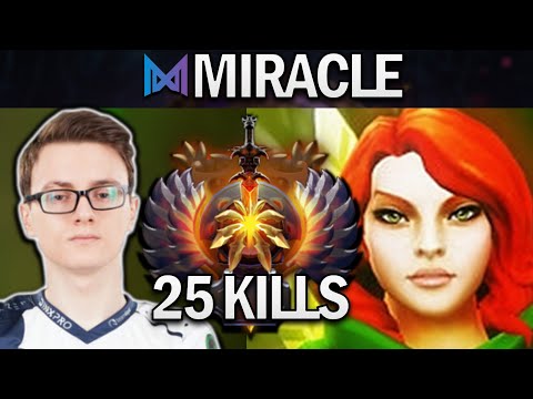 NIGMA.MIRACLE WINDRANGER WITH EPIC 25 KILLS - DOTA 2 7.27 GAMEPLAY