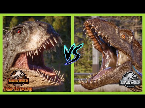 DEATH BATTLE - SCORPIOS REX VS INDORAPTOR - JURASSIC WORLD EVOLUTION 2.