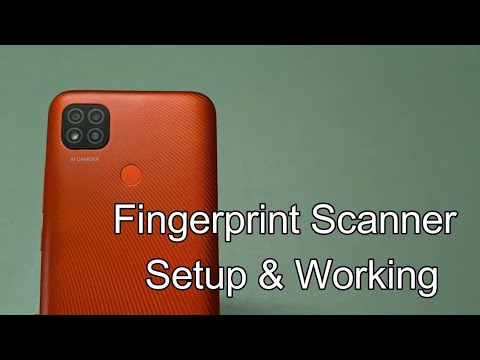 Redmi 9 Fingerprint Scanner Setup & Working