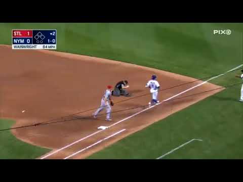 MLB Umpire gets hit in the face with baseball during game