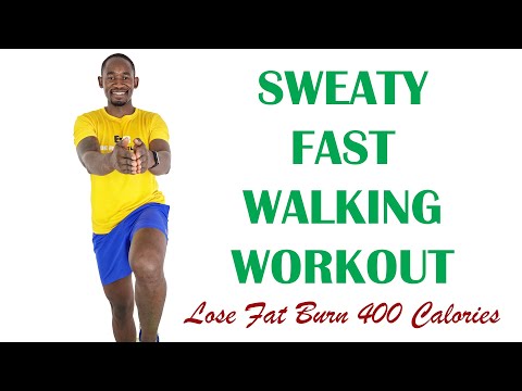 45 Minute Intense Running Workout at Home for Slimming 400 Calories