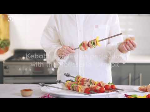Electrolux UltimateTaste 700 - Free-standing gas cooker with kebab shelf
