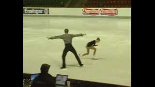 Pairs SP Gretchen Donlan Andrew Speroff USA Nebelhorn Trophy 2012 Oberstdorf