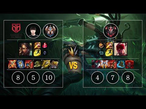 SB Punch Nidalee vs Lee Sin Jungle - KR Patch 10.12