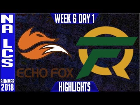 FOX vs FLY Highlights | NA LCS Summer 2018 Week 6 Day 1 | Echo Fox vs FlyQuest