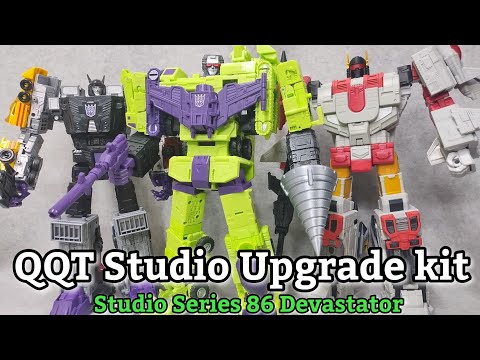 QQT Studio Series Devastator upgrade set transform Devastator 
