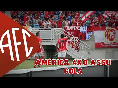 AMÉRICA 4x0 ASSU | GOLS | Camp. Potiguar 2019