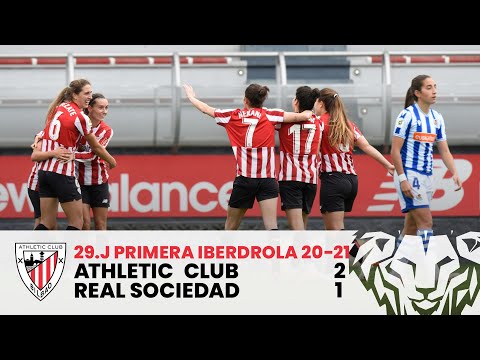 Imagen de portada del video ⚽ LABURPENA I Athletic Club 2-1 Real Sociedad I 29. J Primera Iberdrola 2020-21