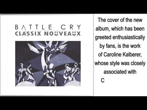 BATTLE CRY cover art -  Classix Nouveaux