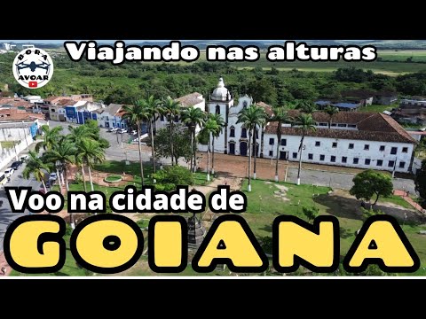 Passeio aéreo pela CIDADE DE GOIANA no estado de Pernambuco