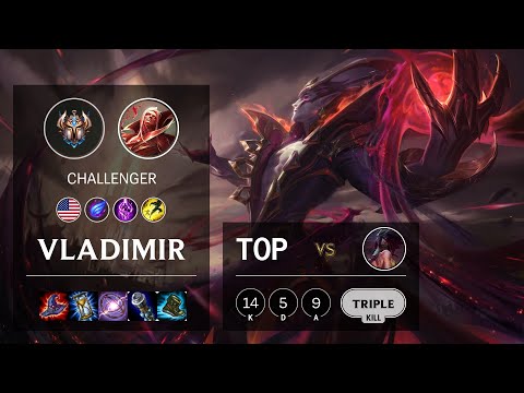 Vladimir Top vs Akali - NA Challenger Patch 10.16