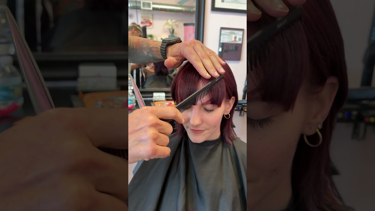 How I cut the perfect bangs every time