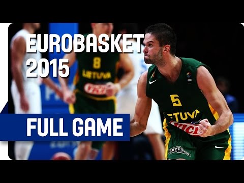 Italy v Lithuania - Quarter Final - Live Stream - Eurobasket 2015