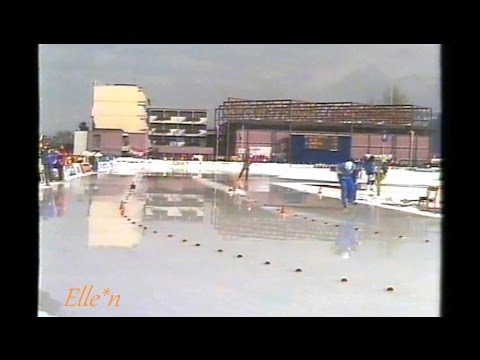 World Championships Allround Innsbruck 1990 - crowd, ice rink (5 km)