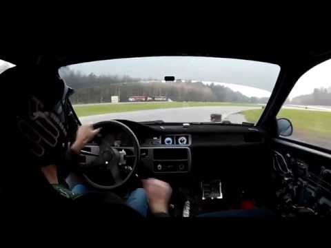 Michał Zalewski Honda Civic HK RACING - Puchar Jesieni SuperOes Tor Kielce 11.11.2016 przejazd 4