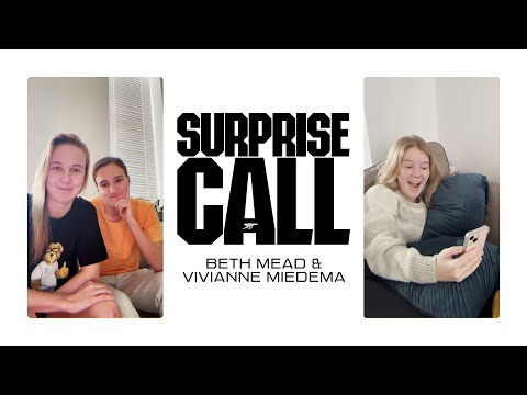 Beth Mead and Vivianne Miedema surprise Emily with a FaceTime call