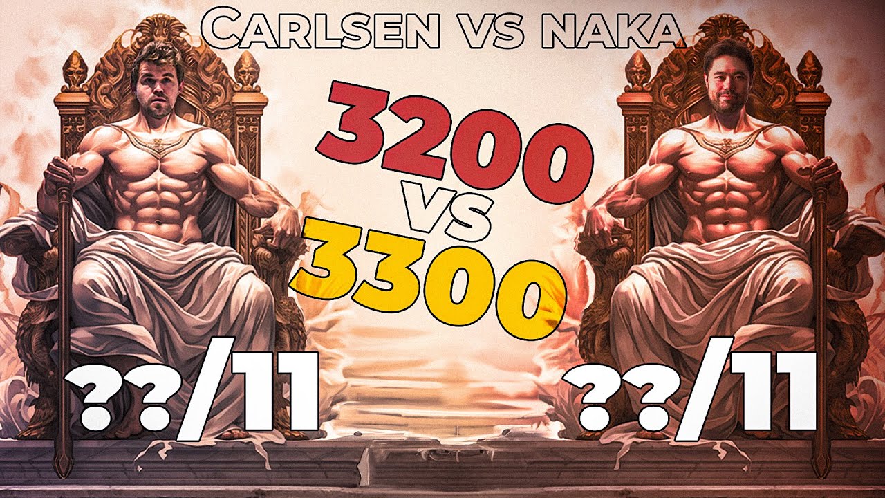 O MAIOR CONFRONTO DO XADREZ ONLINE! Magnus Carlsen vs Hikaru Nakamura