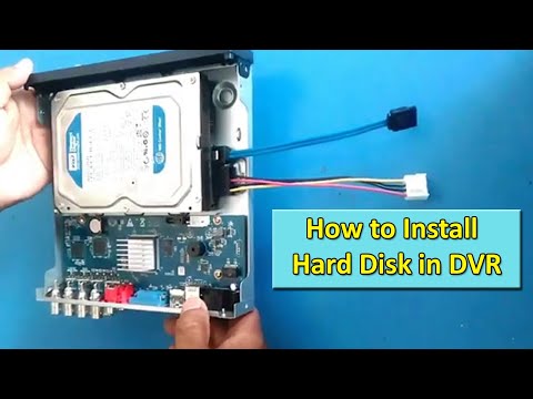 How to Install CCTV Security New Hard Drive in DVR Installing CCTV Hard Drives