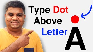 How to Put a Dot Above A Letter in Word - [ Ȧ ȧ ] 😎