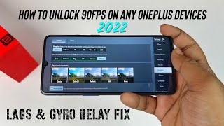 OnePlus BGMI 90 FPS Problem Solved 2022 / Unlock 90FPS in any OnePlus 7,8,9 & Nord Phone