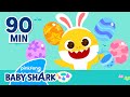 Happy Easter With Baby Shark Compilation Easter Egg Hunt For Kids Baby Shark Official