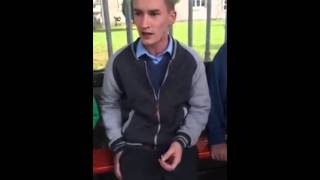 Best Freestyle Rap Off The Dome Ever - MC Lynchy [Jack Lynch] - at bus stop (Original Video HD)