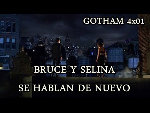 Gotham 4x01: Bruce and Selina talk on a rooftop again - Subtitulado