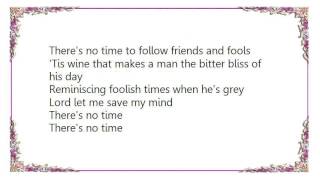 Gino Vannelli - There's No Time Lyrics