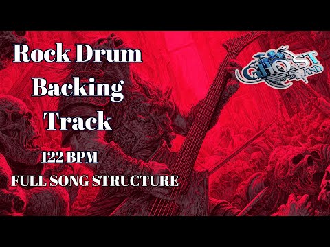 122 BPM Rock Drum Track – Punchy and Driving
