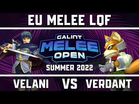 Velani (Marth) vs Verdant (Fox) - EU Melee Losers Quarters - GMO Summer '22